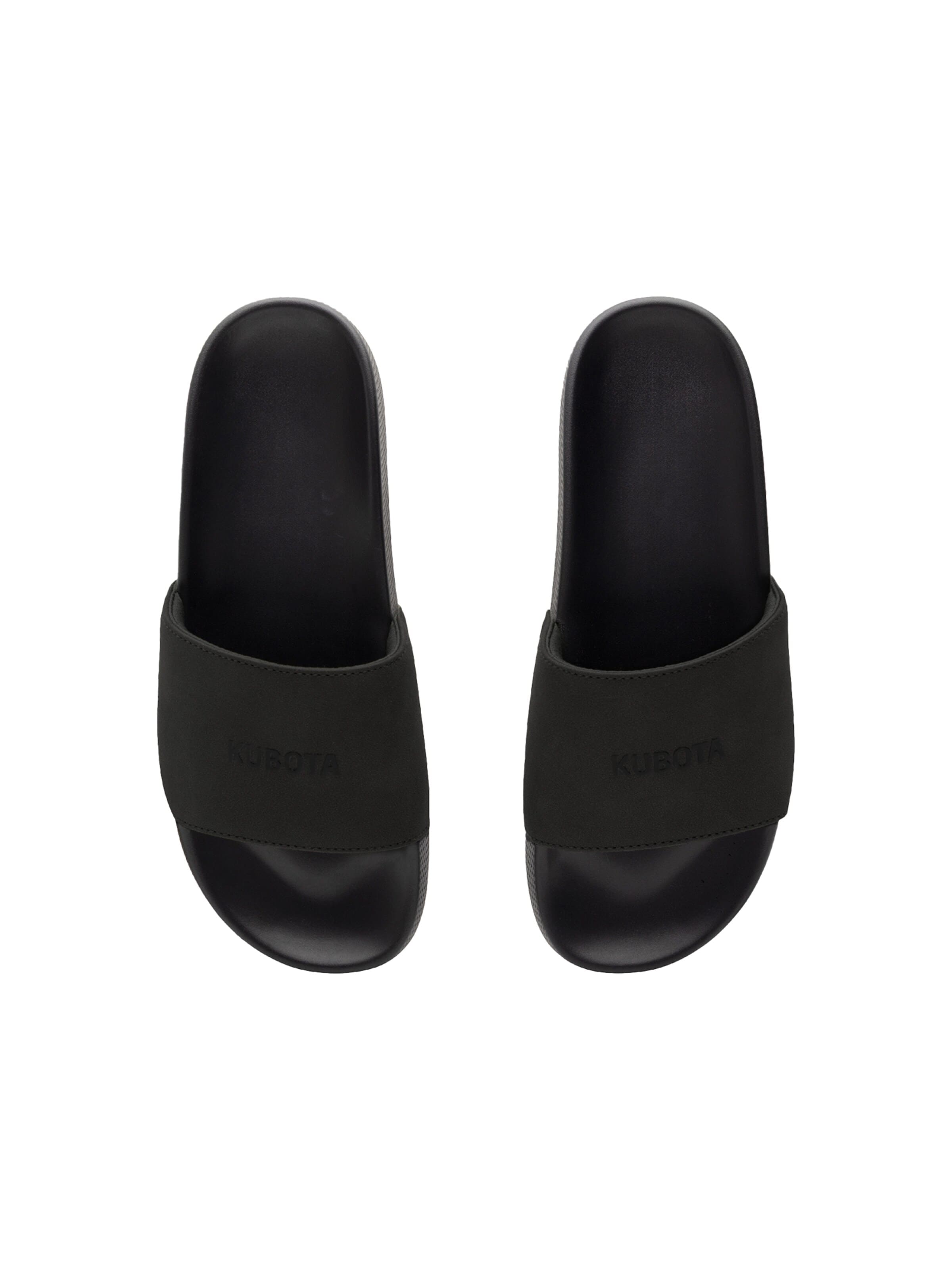 Scarpe da spiaggia / da bagno 'Kubota Men's Slip-On Essence Urban Slides' di Kubota in nero