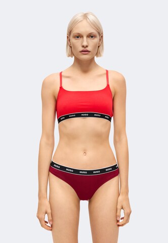 HUGO - Bustier Sujetador en rojo