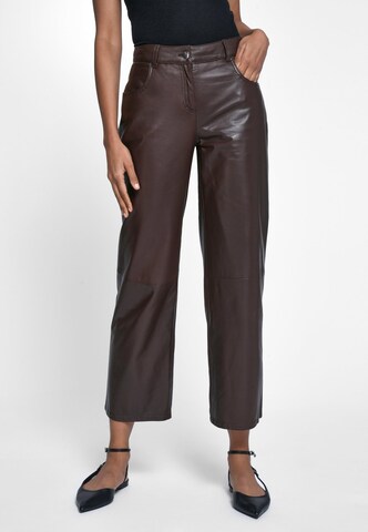 Regular Pantalon St. Emile en marron : devant