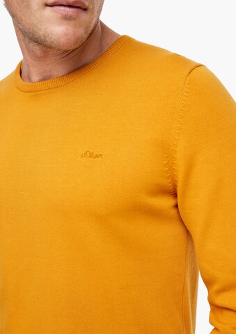 s.Oliver Pullover in Gelb