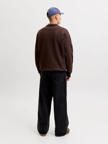 JACK & JONES Sweatshirt Sweatshirt in Braun
