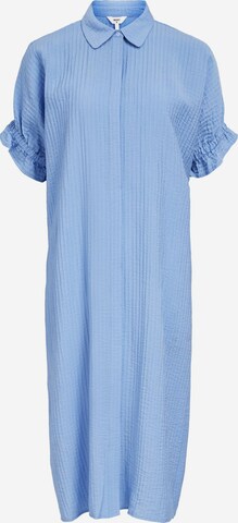 Robe-chemise OBJECT en bleu : devant