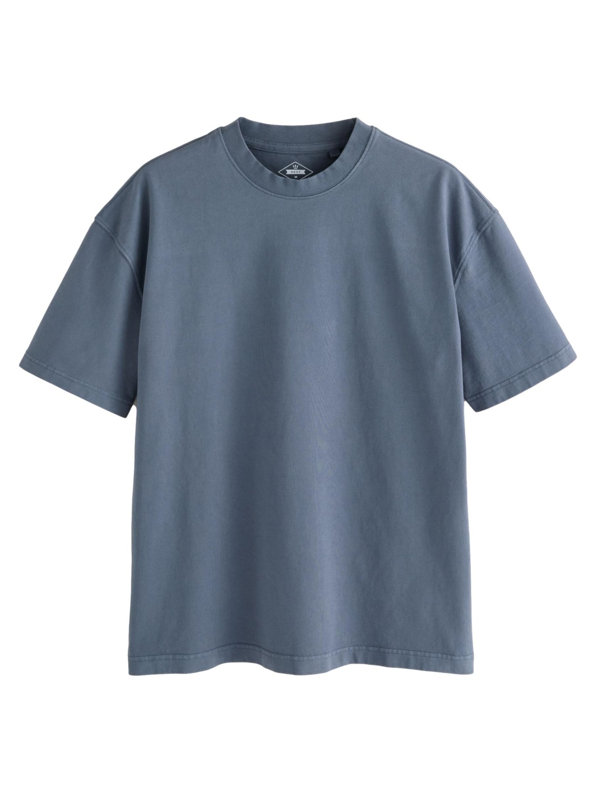 Next Shirt in Blue: front