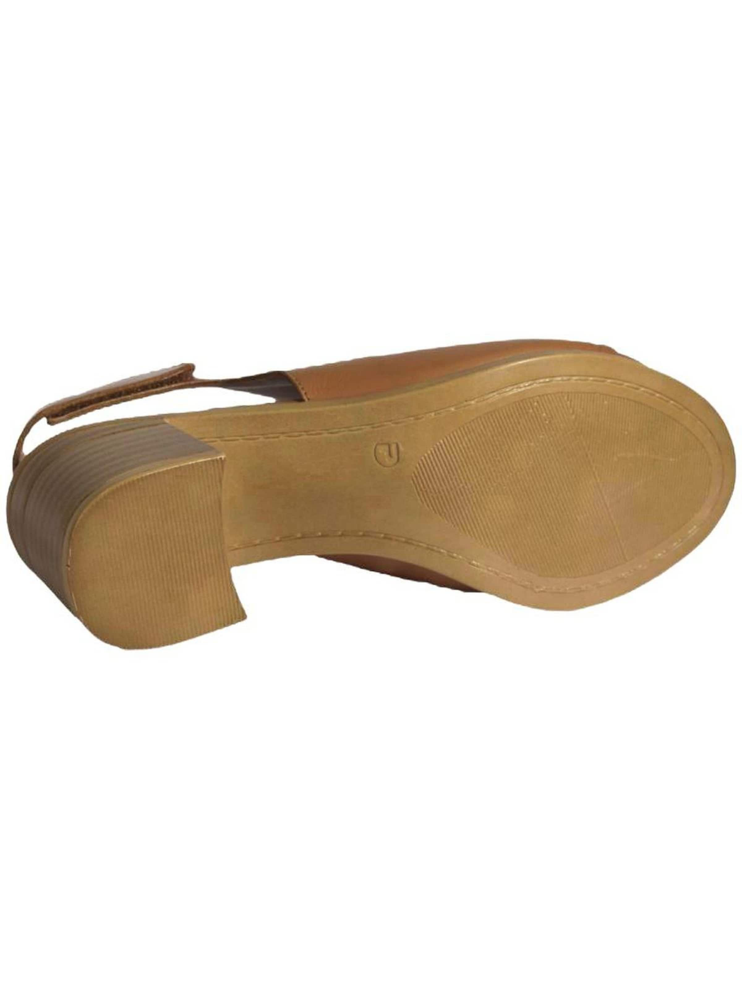 Desa T-Bar Sandals 'Sandalen' in Brown