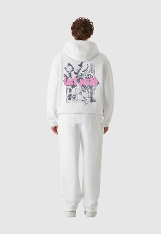 Lost Youth Sweatshirt 'Foods & Friends' in White