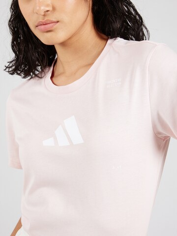 T-shirt fonctionnel 'TR CAT G T' ADIDAS PERFORMANCE en rose
