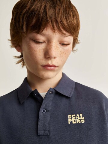 Scalpers Poloshirt 'Utah Skull' in Blau