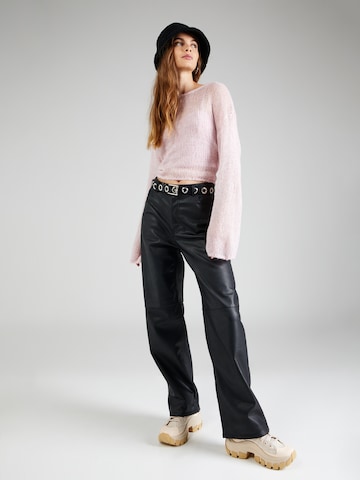 Monki Regular Pants in Black