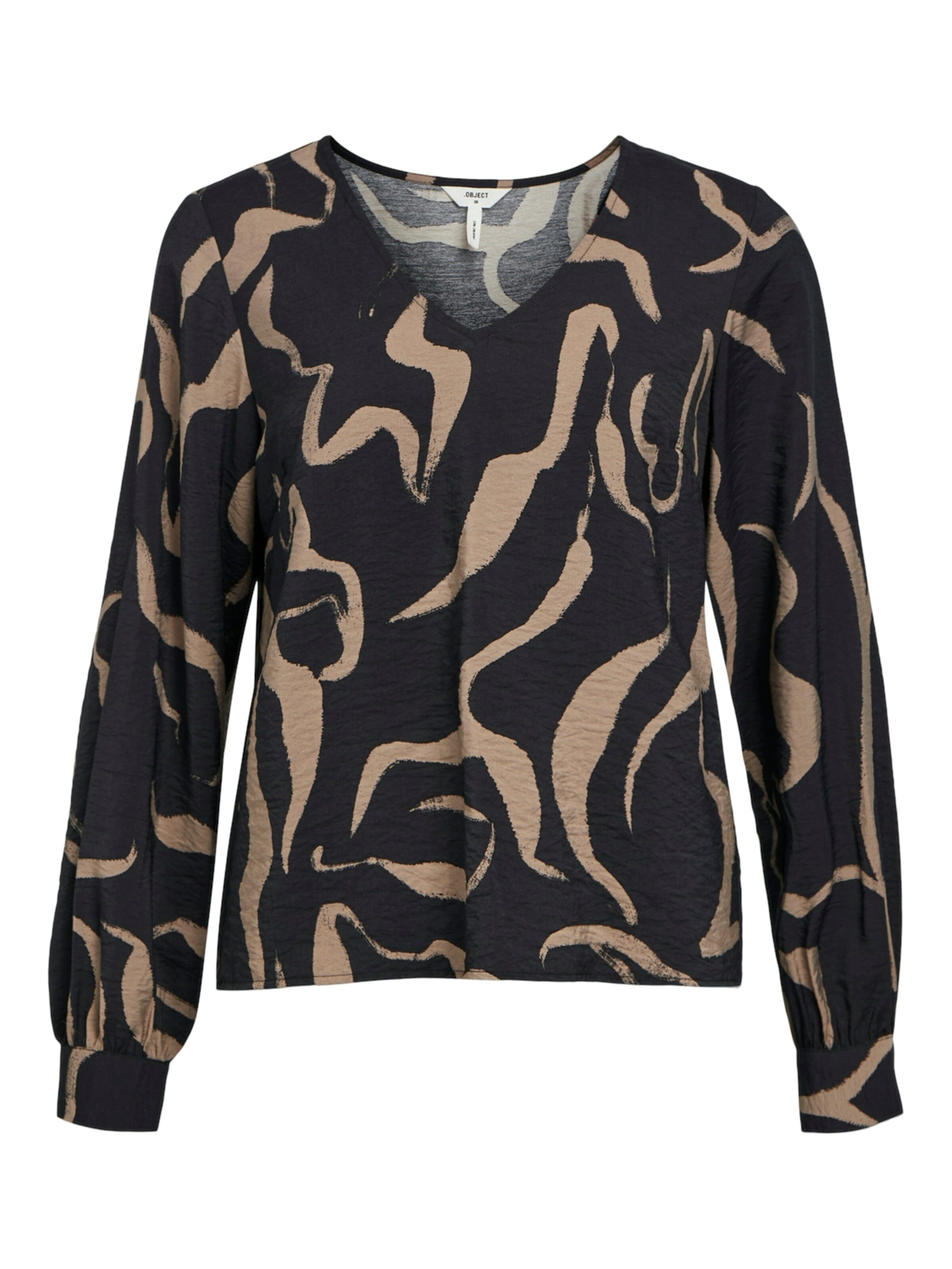 OBJECT Bluza 'OBJJACIRA' | črna barva: sprednja stran