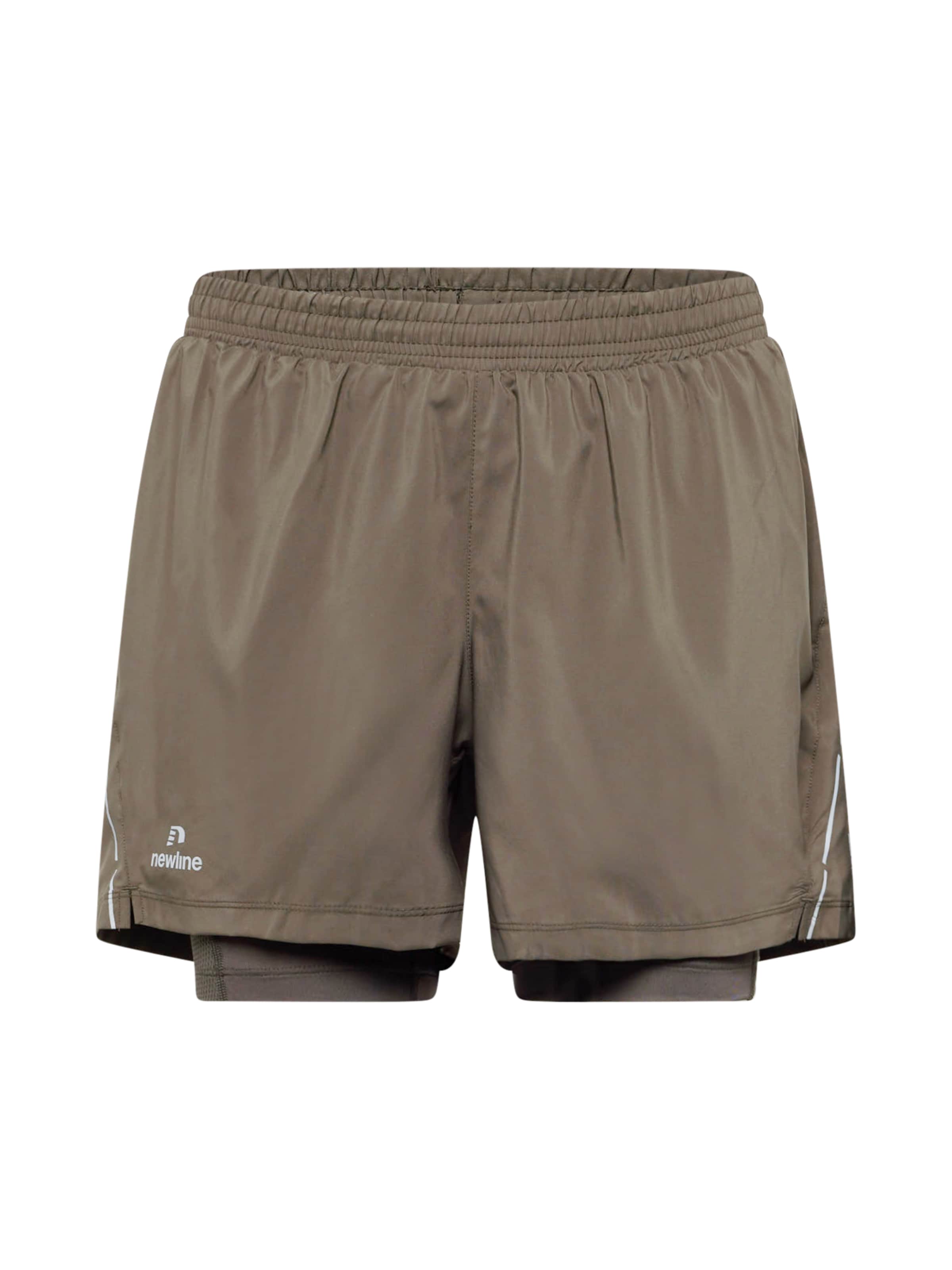 Newline Regularen Športne hlače 'Pace' | siva barva: sprednja stran