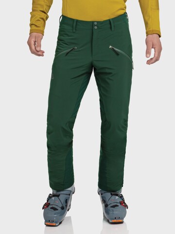 Regular Pantalon outdoor 'Milagle' Schöffel en vert : devant