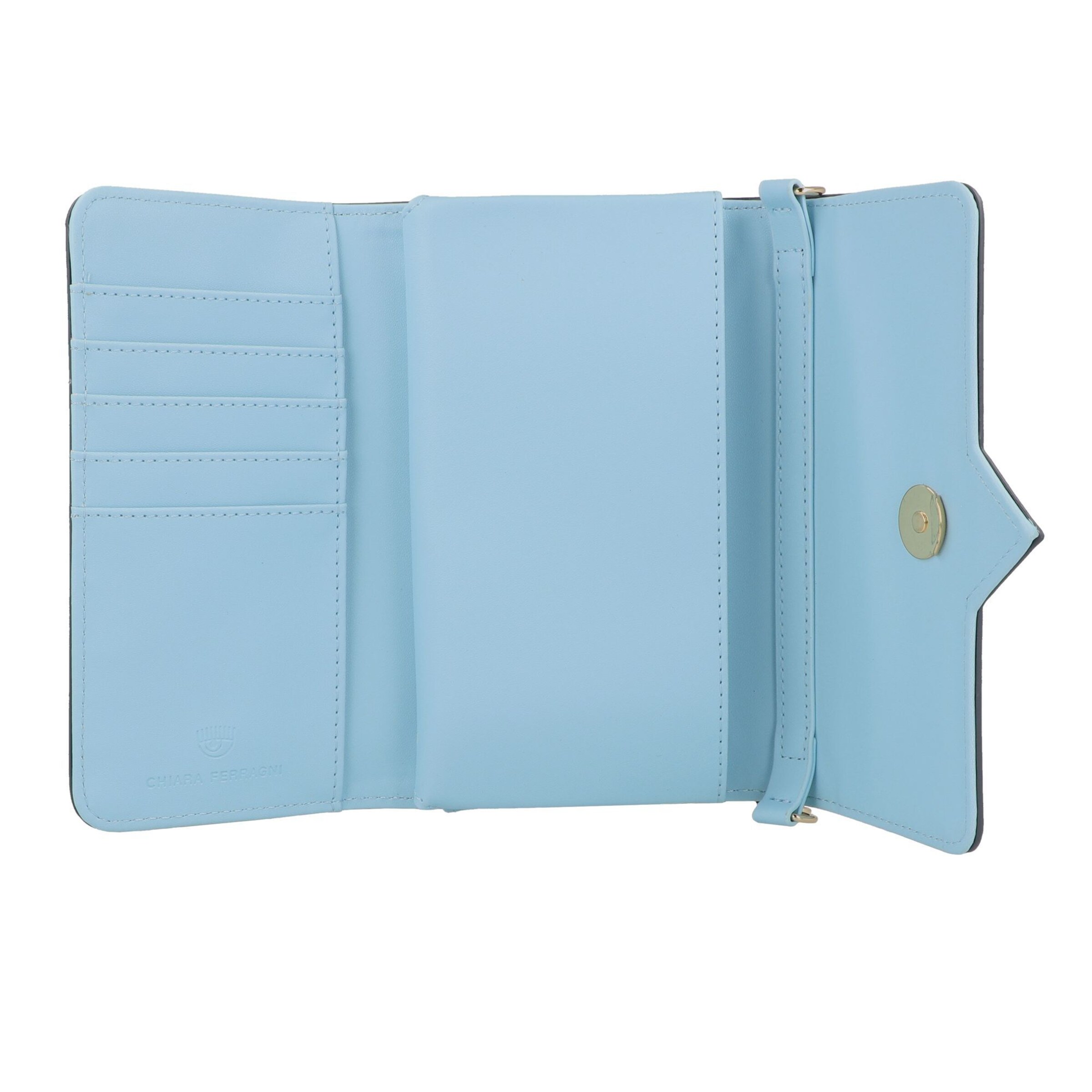 Pochette 'Eyelike' Chiara Ferragni en bleu