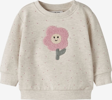 NAME IT Sweatshirt in Beige: front