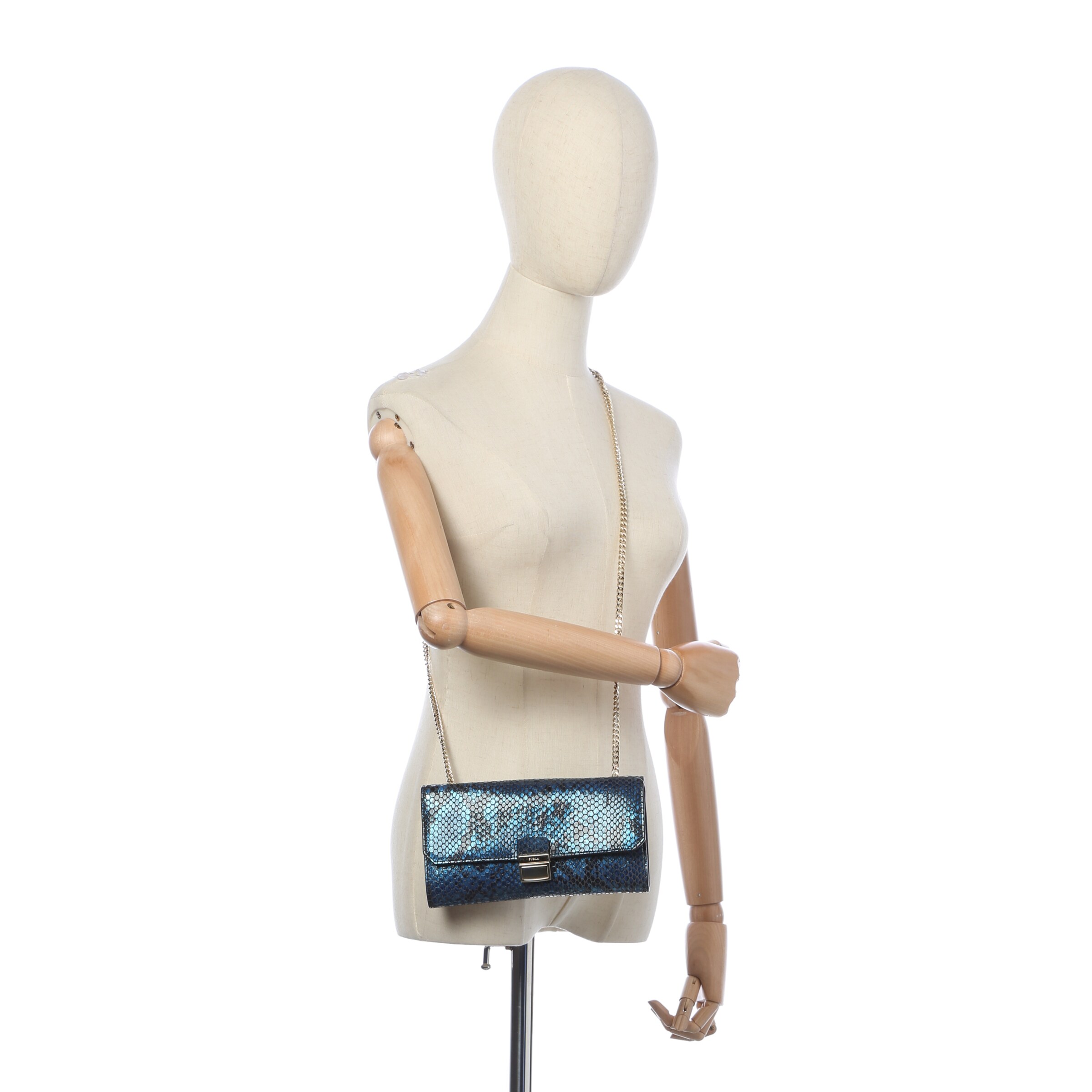 FURLA Small Leather Goods in One size in Blue