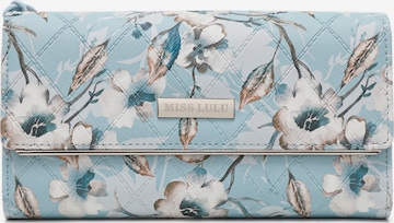Miss Lulu Wallet in Blue: front