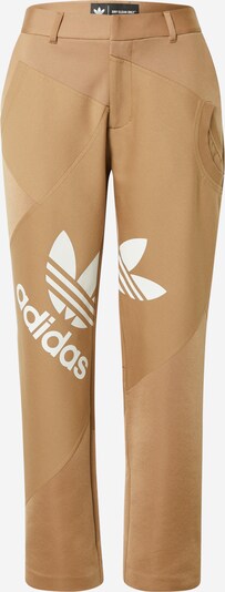 ADIDAS ORIGINALS Pantalon en noisette / blanc, Vue avec produit