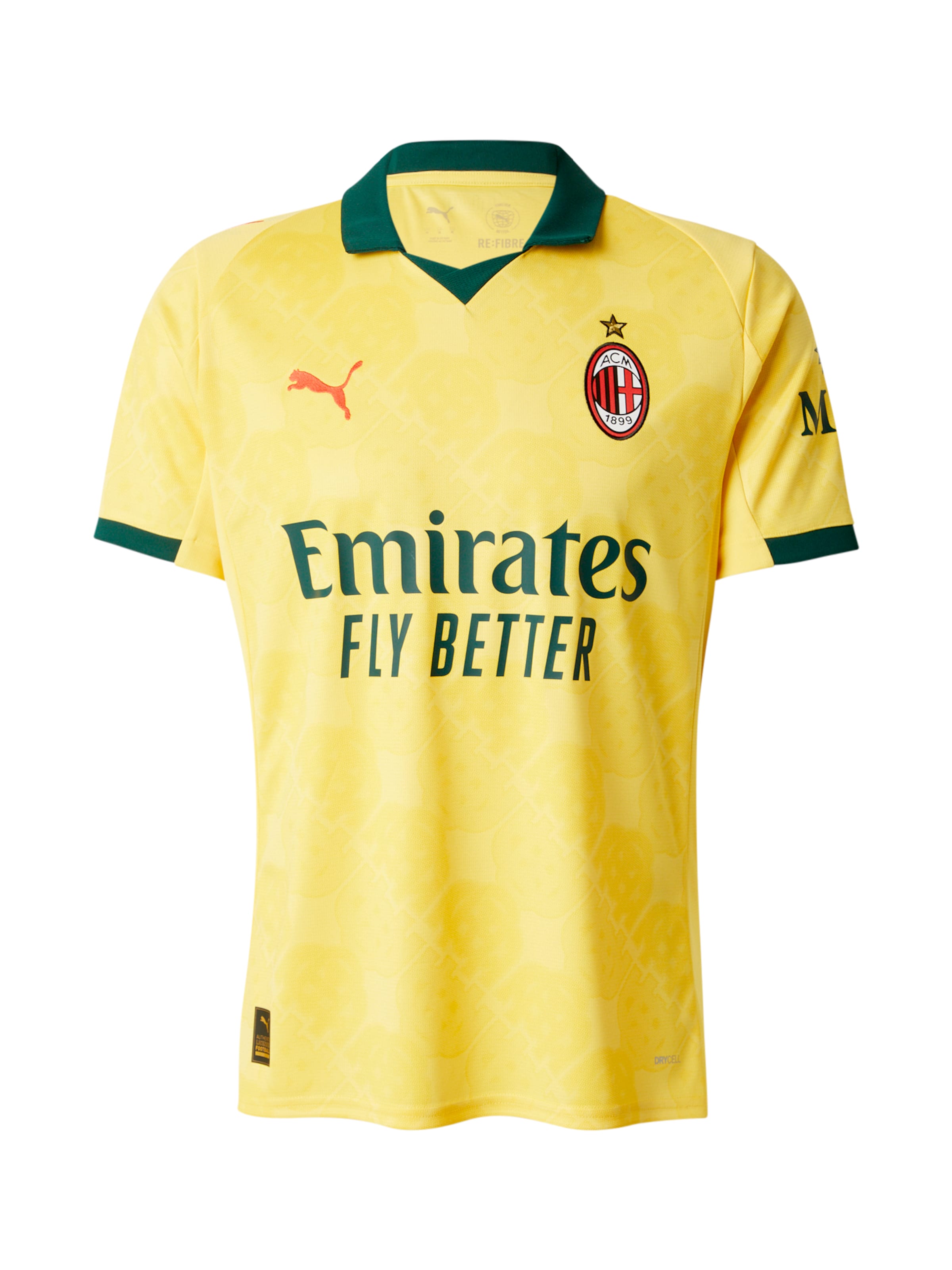 PUMADres 'AC Mailand 25-26 3rd' - žuta boja: prednji dio