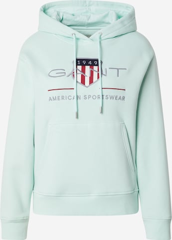 GANT Μπλούζα φούτερ σε πράσινο: μπροστά
