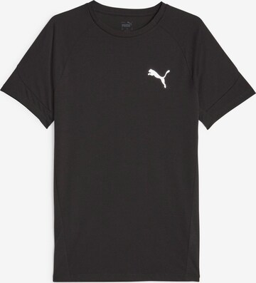 PUMA Performance Shirt 'Evostripe' in Black: front