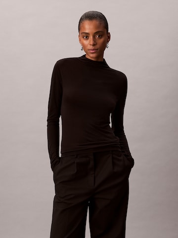 Calvin Klein Regular Klederdracht broek in Zwart: voorkant