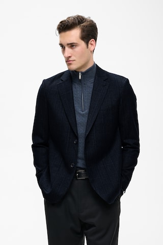 Matinique - Regular Fit Jaqueta 'Charles' em azul: frente
