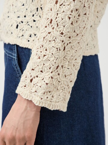 YAS Cardigan i hvid