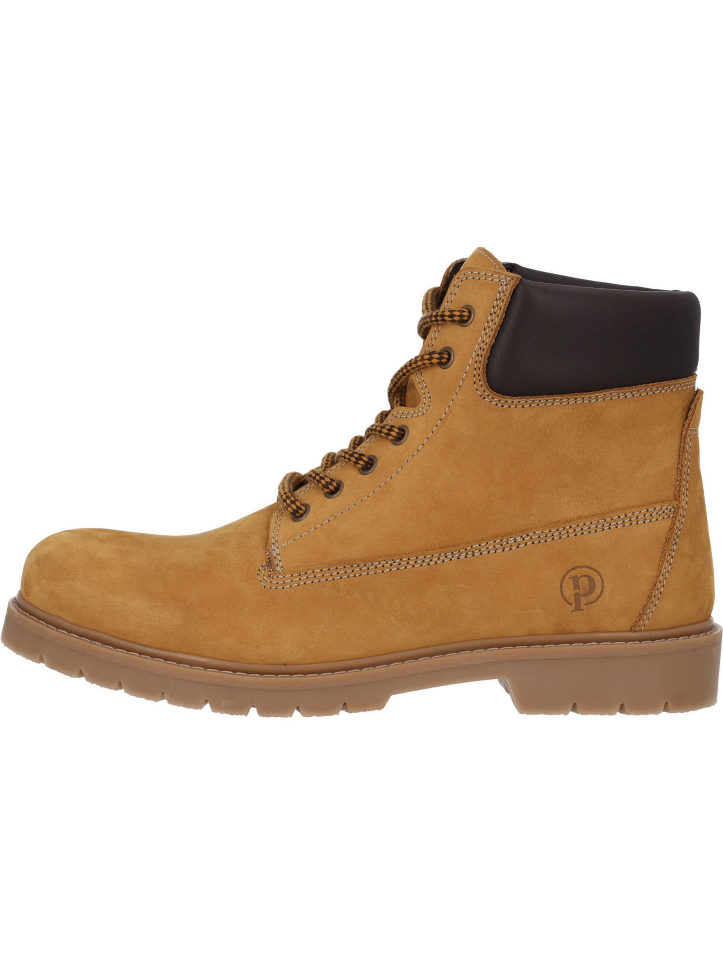 Bottes à lacets 'Pantumil' Palado en beige : devant