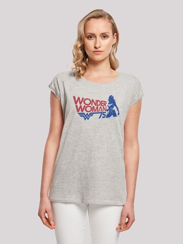 T-shirt 'DC Comics Wonder Woman Seventy Five' F4NT4STIC en gris : devant