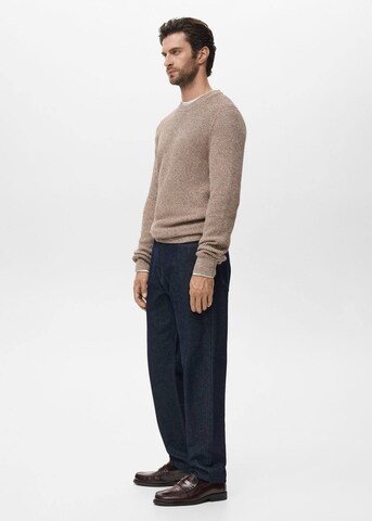 MANGO MAN Sweater 'Azores' in Beige