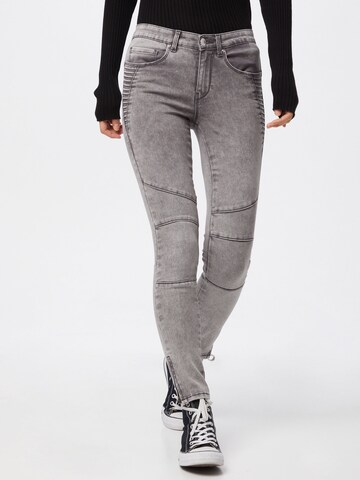 Skinny Jean 'Royal' ONLY en gris : devant