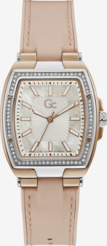 Gc Analog Watch 'Couture Tonneau' in Beige: front