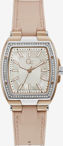 Orologio analogico 'Couture Tonneau' di Gc in beige: frontale