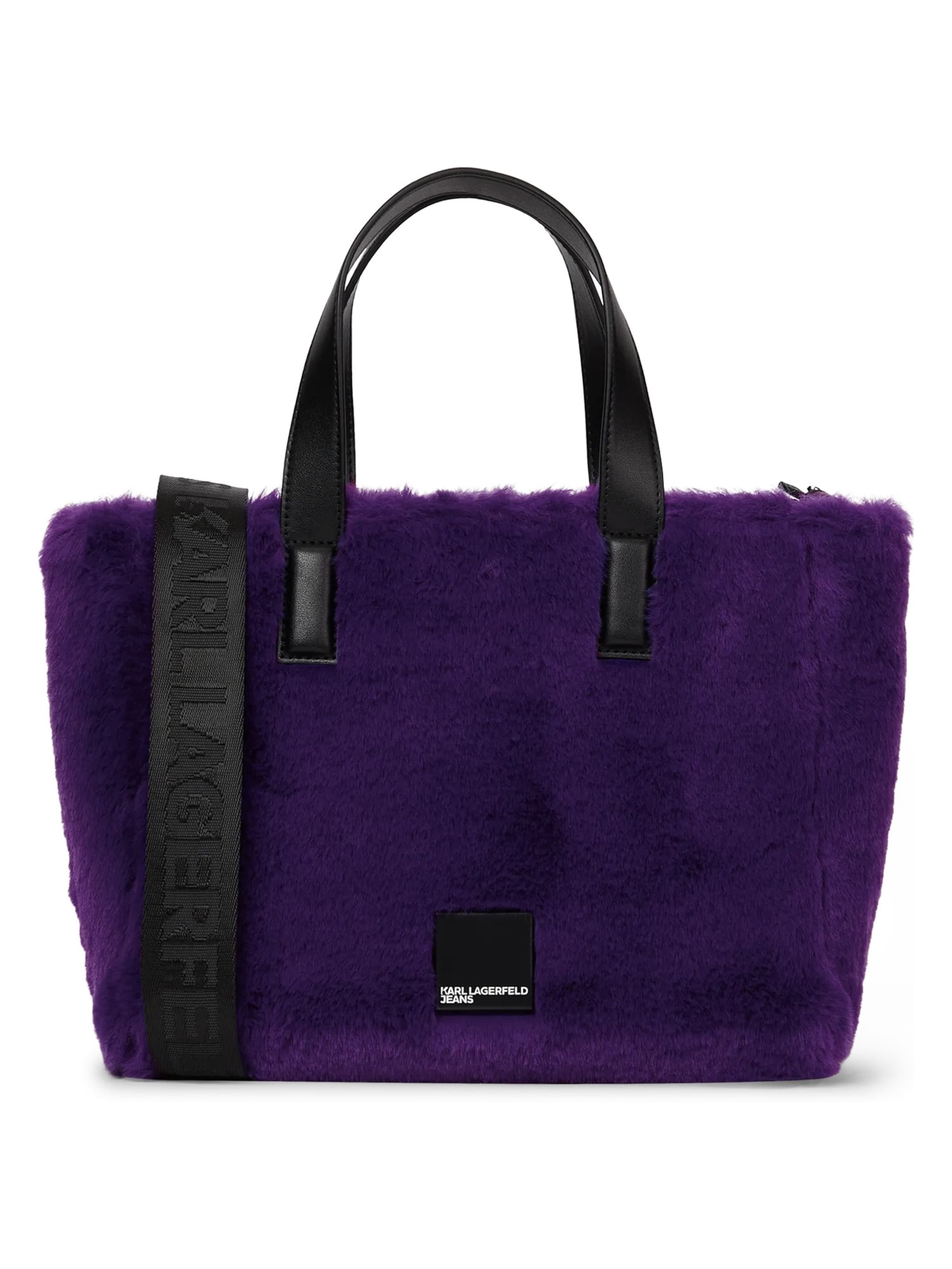 KARL LAGERFELD JEANS Skuldertaske i lilla: forside