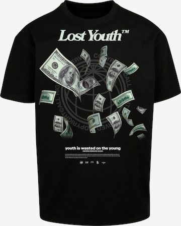 Lost Youth Shirt in Zwart: voorkant