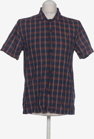 FARAH Button Up Shirt in M in Blue: front