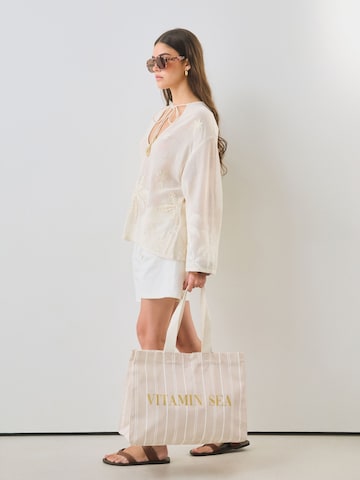 Borsa da spiaggia di Next in beige
