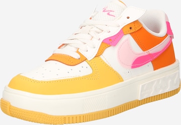 oranžs Nike Sportswear Zemie brīvā laika apavi 'AIR FORCE 1 FONTANKA': no priekšpuses