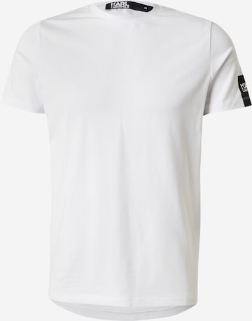 T-Shirt Karl Lagerfeld en blanc : devant