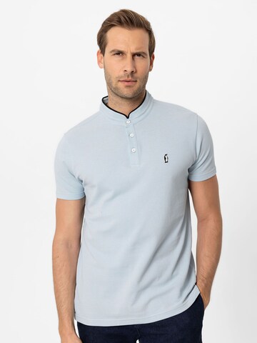 Dandalo Poloshirt 'Varese' in Blau: Vorderseite