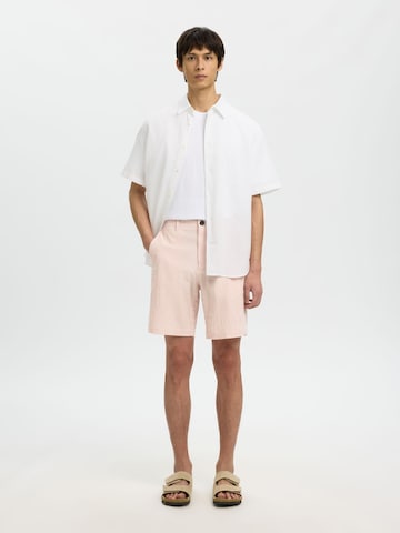 SELECTED Regular Pants 'SLHKarl' in Pink