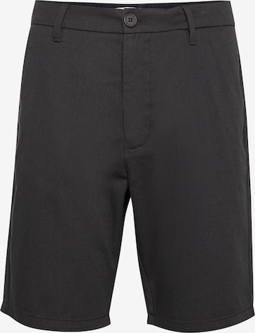 !Solid Regular Chino 'Seldric' in Zwart: voorkant