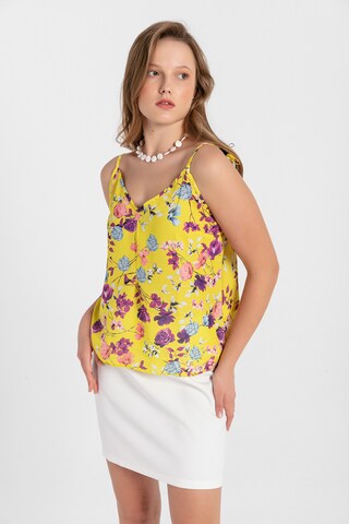 Camicia da donna di Jimmy Sanders in giallo: frontale