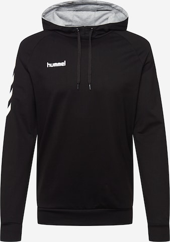 Hummel Sports sweatshirt in Black: front