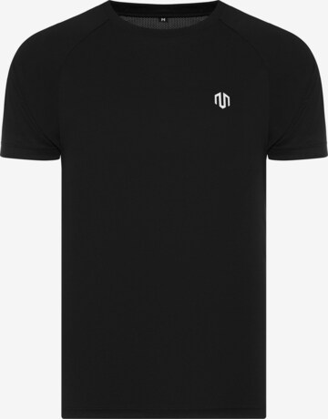 T-Shirt fonctionnel MOROTAI en noir : devant