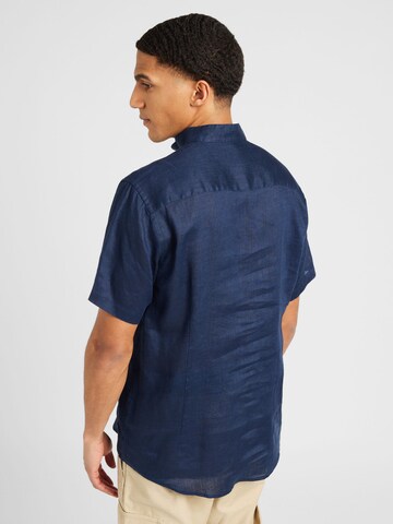 Coupe regular Chemise 'Hobart' Bruun & Stengade en bleu