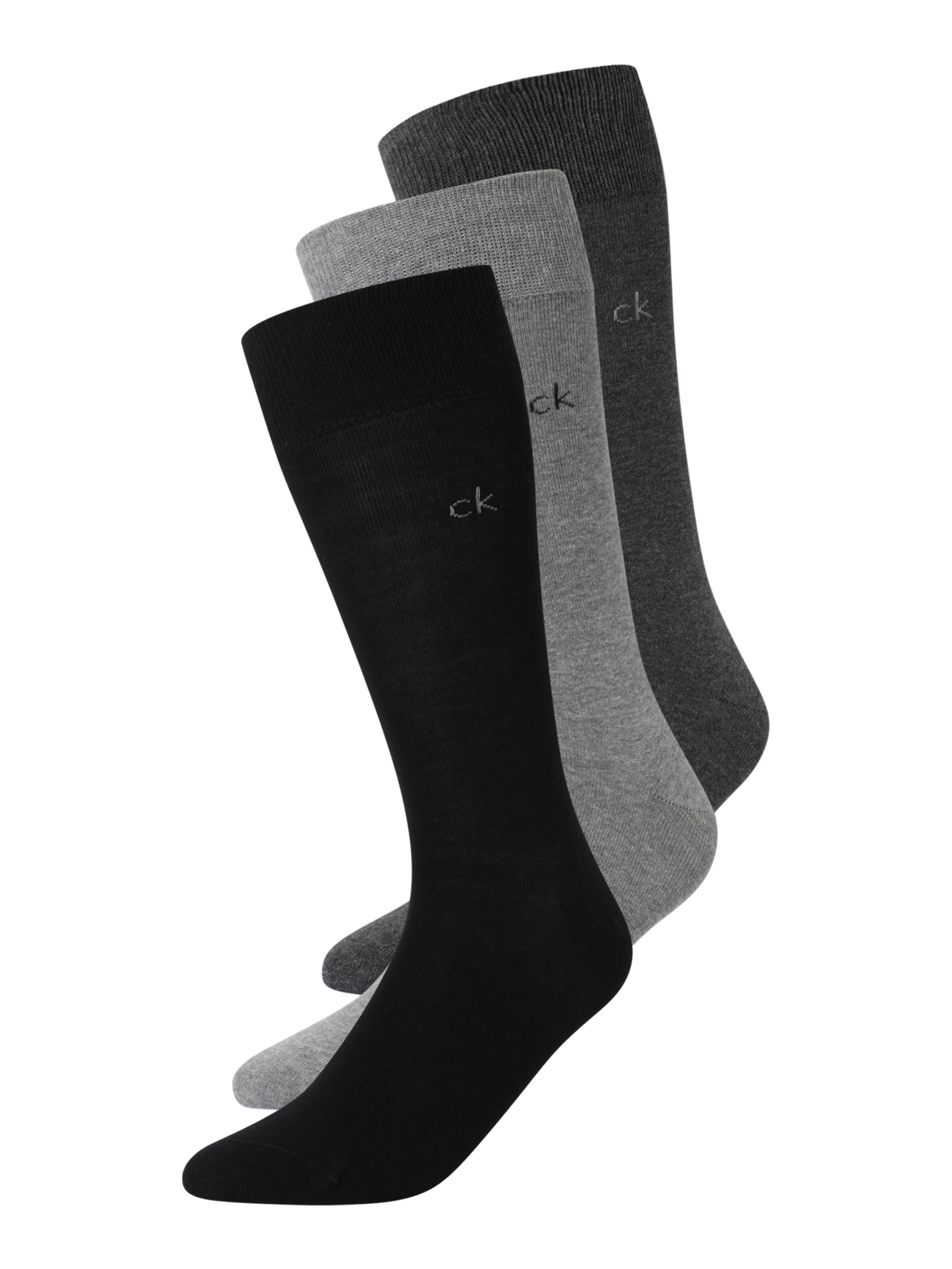 Calvin Klein Underwear Κάλτσες σε σκούρο γκρι / γκρι μελανζέ / μαύρο, Άποψη προϊόντος