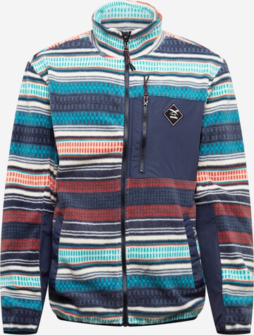 Iriedaily Fleece Jacket 'Santo' in Mixed colors: front