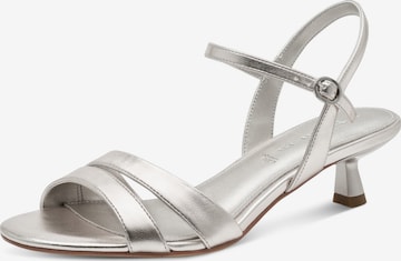 Tamaris Sandaler med rem i sølv: forside