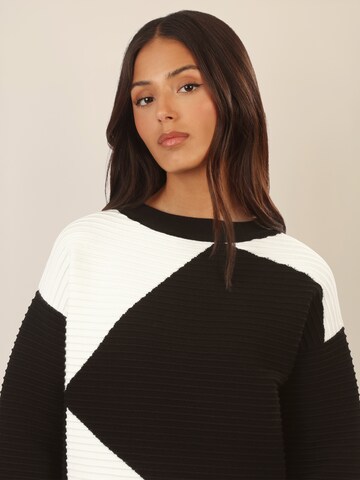 APART Knitted dress in Mixed colors