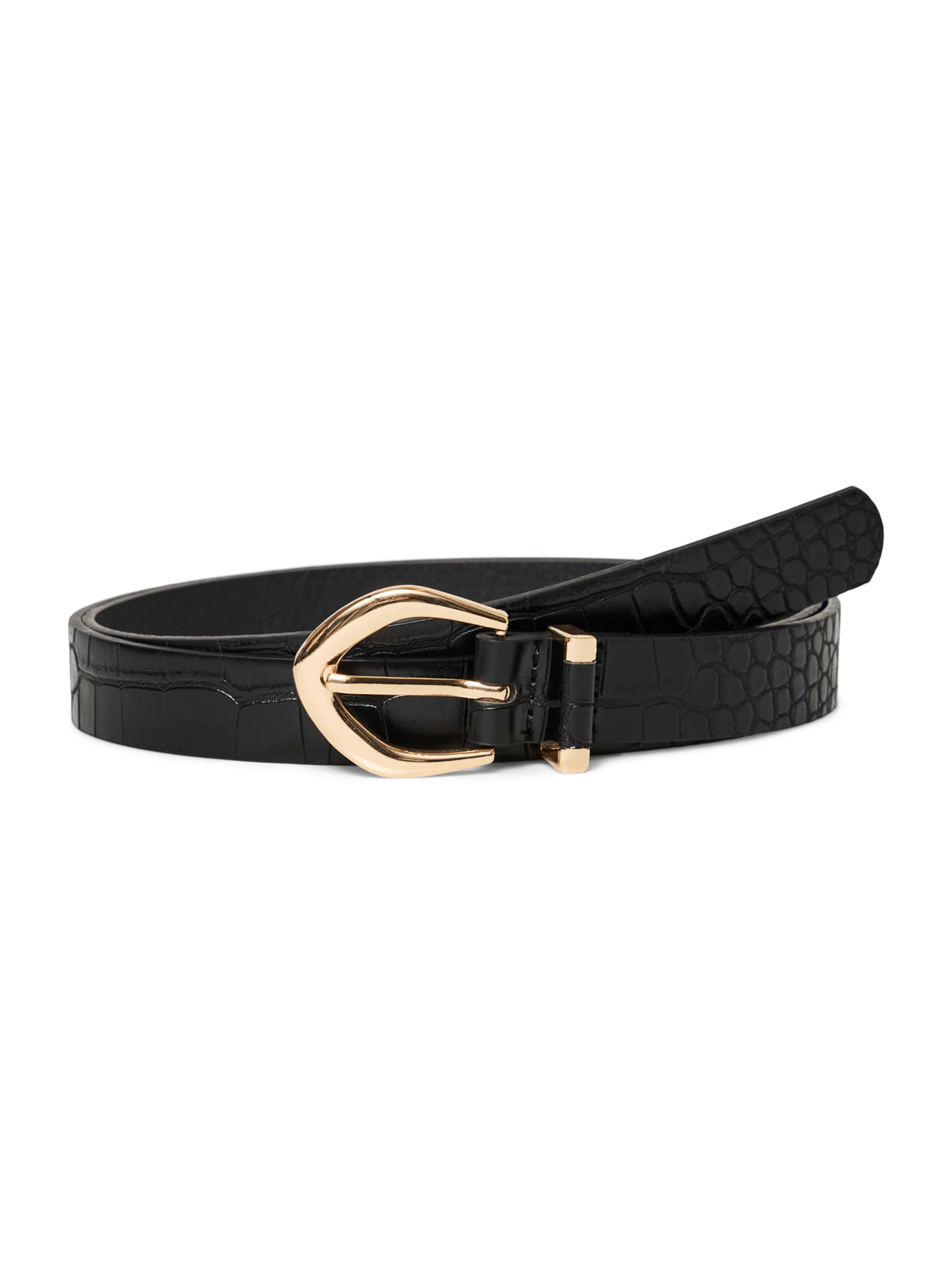 Ceinture 'VMALLY' VERO MODA en noir : devant